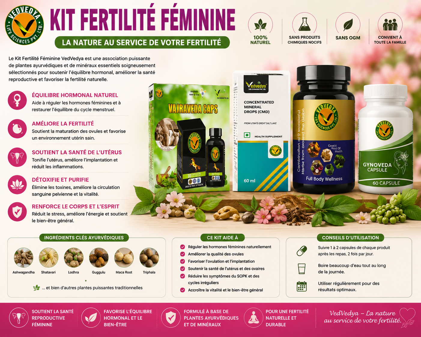 KIT FERTILITE FEMININE